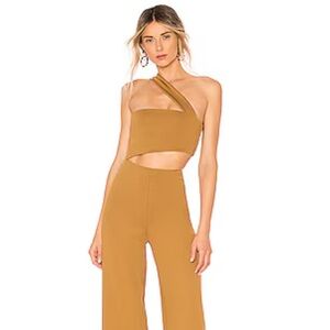 House of Harlow 1960 Toffee Jumpsuit